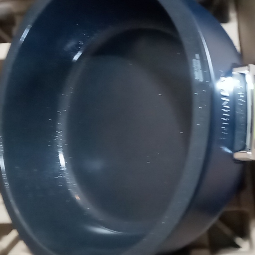 GreenPan Stainless Steel Steamer Insert with Navy Blue Cooker Base - Picture 2 of 3